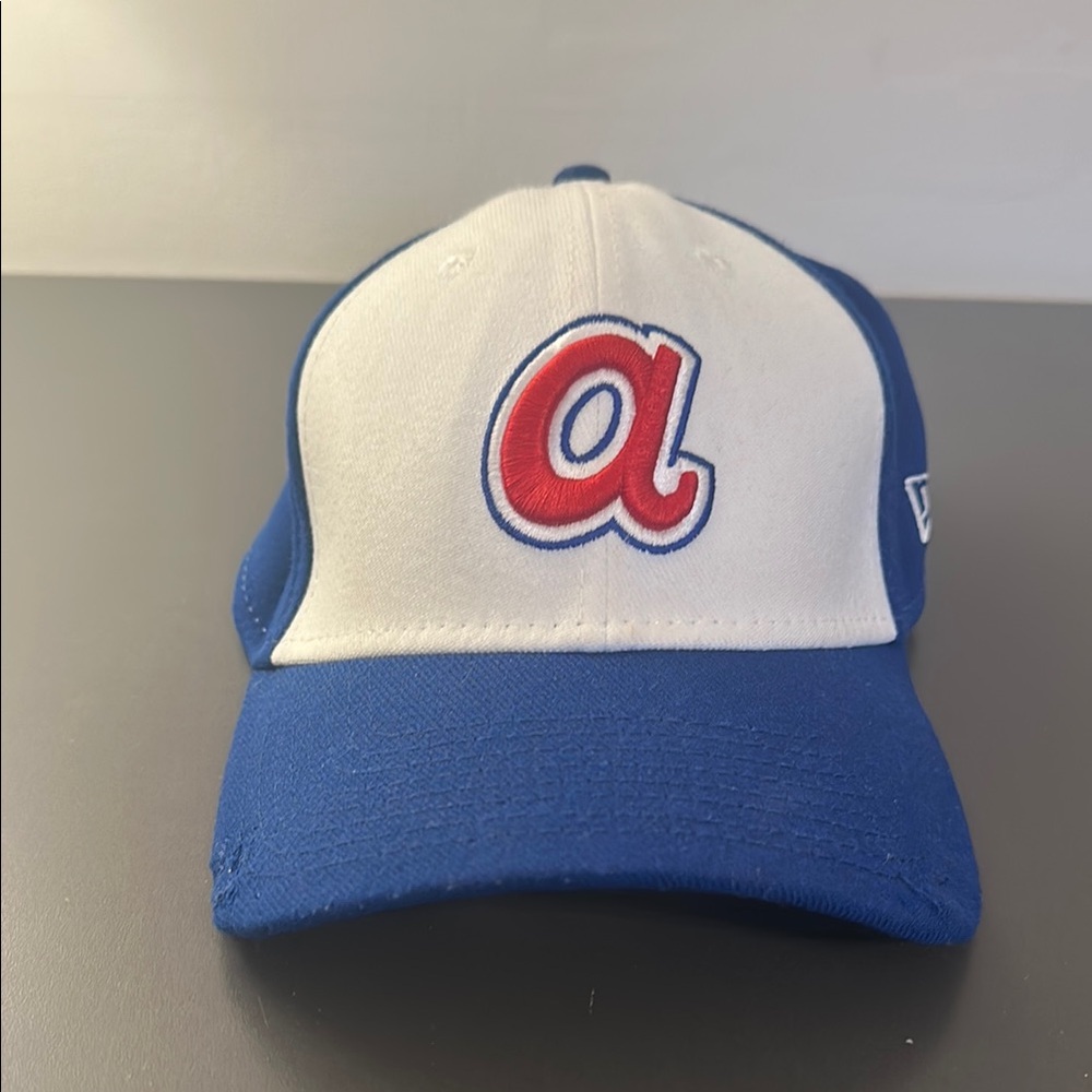 Blue and White Atlanta Braves Cap